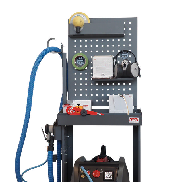 Perforated Back Panel - Sanding Trolley Small