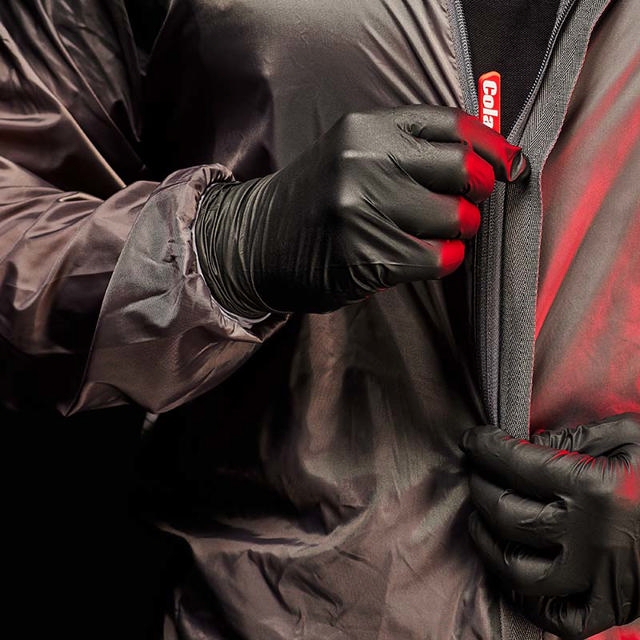 Disposable Nitrile Gloves Black 60 gloves