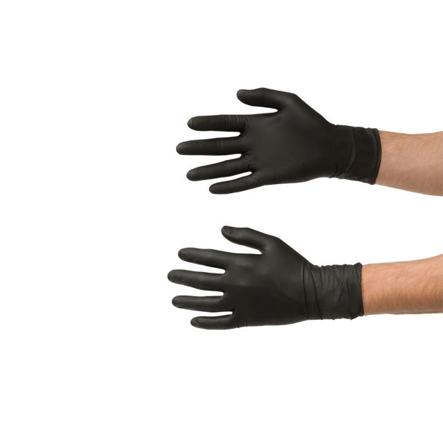 Disposable Nitrile Gloves Black 400 gloves