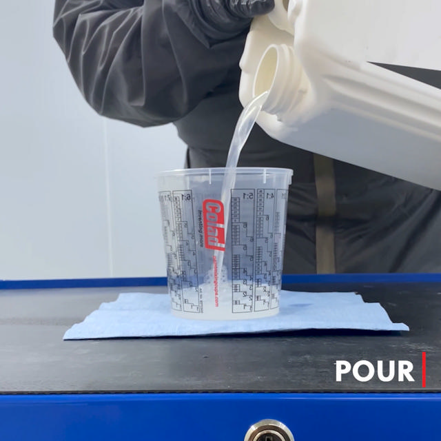 Blizzard White Peelable Booth Coating