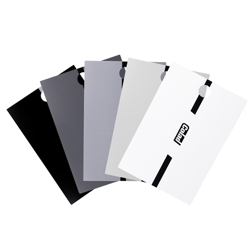 Spray Sample Cards - White