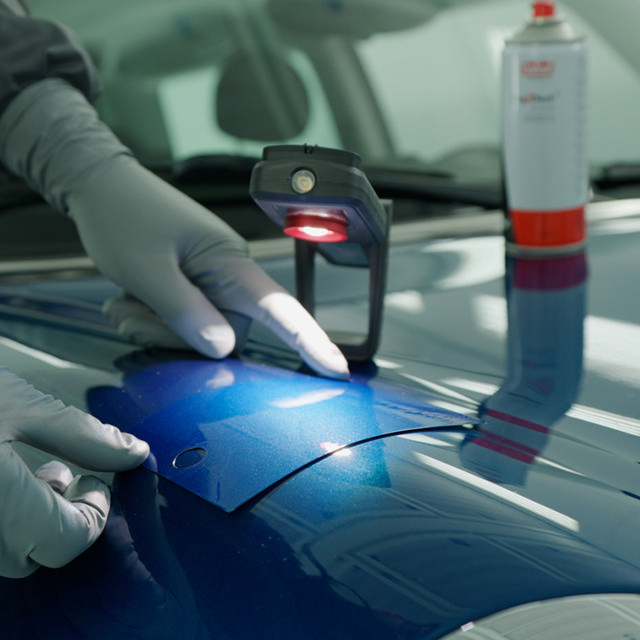 Spray Sample Cards - White