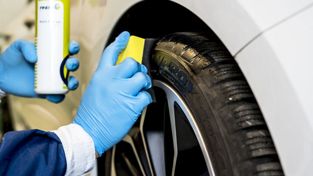 BTS 12 - Black tyre gel applicator sponges - 12p.