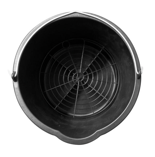 BUC 12 - Bucket with spout - black 12l