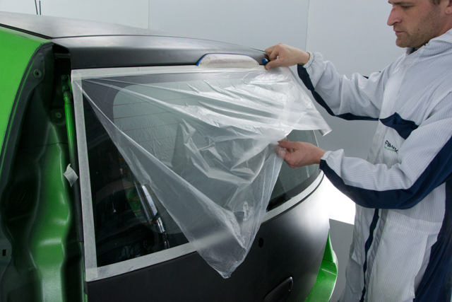 DAE 260 - Pre-taped masking film 260cm x 25m, 12p.