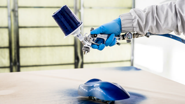 DDD - 3D spray sample plastic