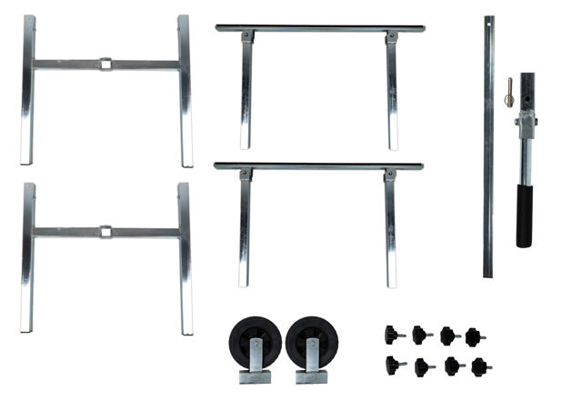 EQU 52 - Wheel and panel stand