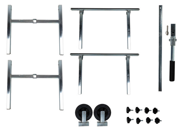 EQU 52 - Wheel and panel stand