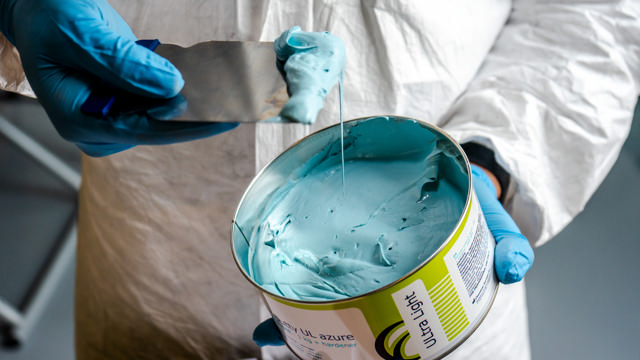 GAP 31 - Polyester putty UL Azure 1kg + hardener - ultra light