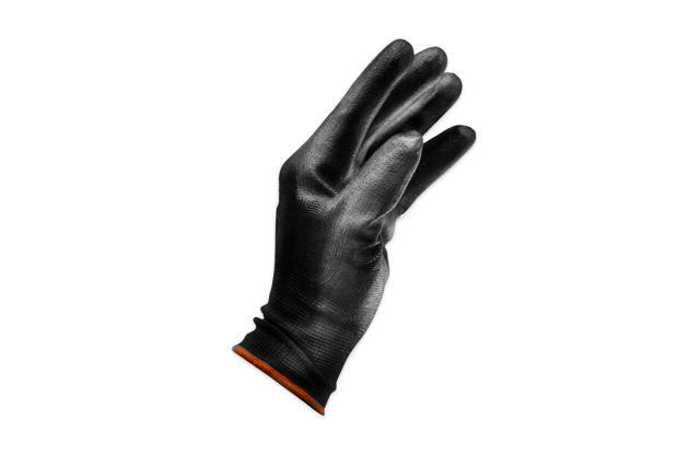 GLL 08B - Assembly gloves PU black - M 12 pairs