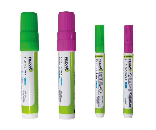 MAR 11 - Fluo marker green 12 p. fine 1.5mm