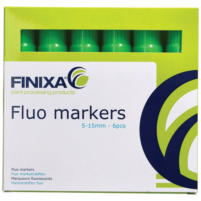 MAR 11 - Fluo marker green 12 p. fine 1.5mm