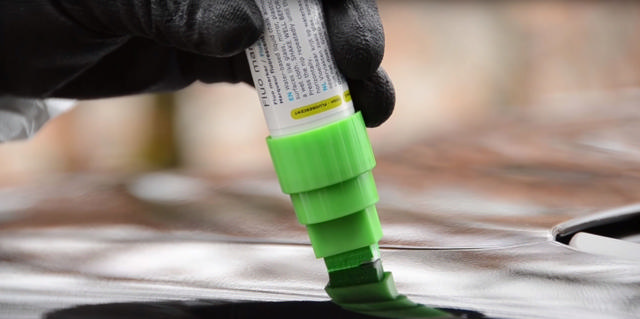 MAR 11 - Fluo marker green 12 p. fine 1.5mm