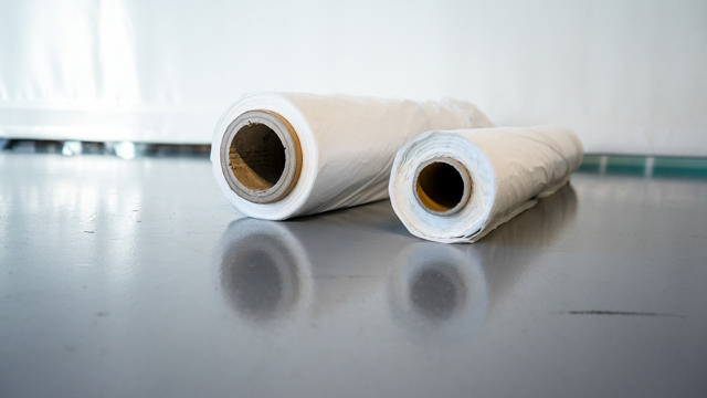 PLA 32 - Plastic for spray booth 15µm 260cm x 100m