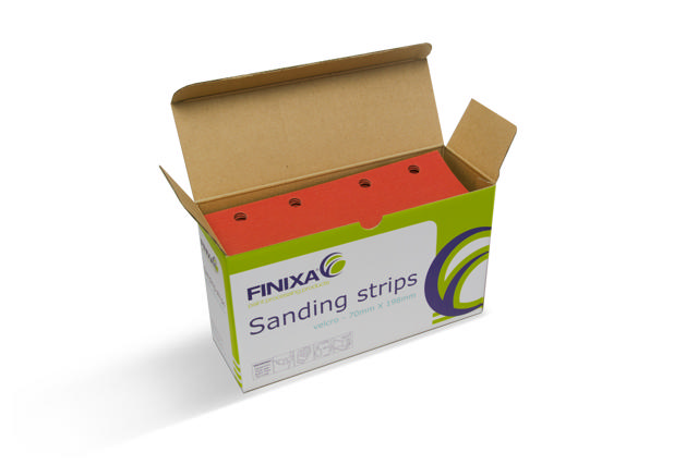 SPSB 0400 - Sanding strip-paper-70x198mm 8 holes P400 100p.