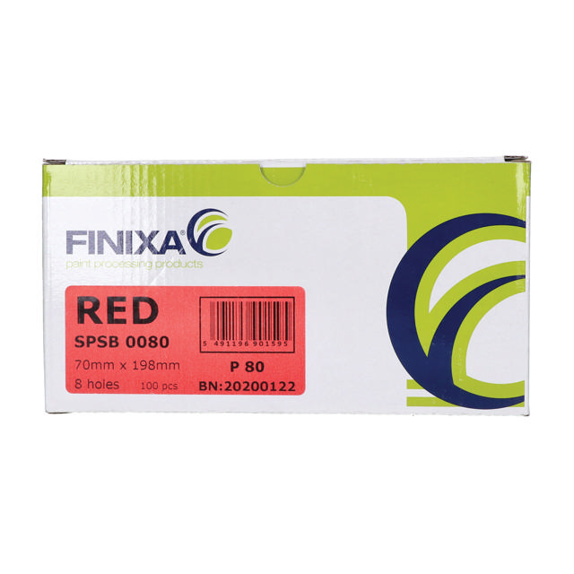 SPSB 0400 - Sanding strip-paper-70x198mm 8 holes P400 100p.