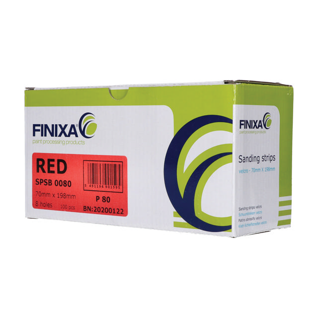 SPSB 0400 - Sanding strip-paper-70x198mm 8 holes P400 100p.