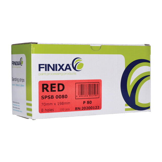 SPSB 0400 - Sanding strip-paper-70x198mm 8 holes P400 100p.